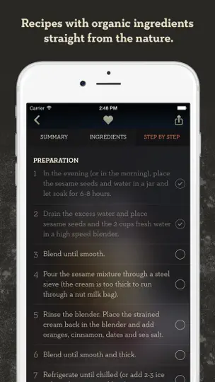 Capture d'écran de Healthy Desserts - By Green Kitchen sur iPhone 4