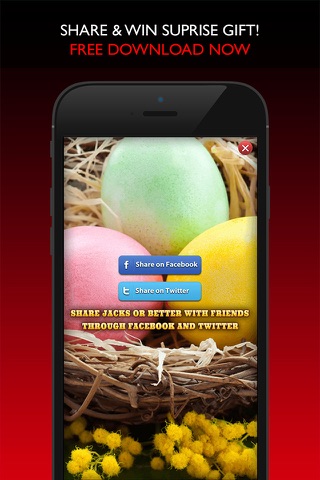 REAL EASTER POKER - Play the Jacks Or Better Easter Holiday Edition and Online Casino Gambling Card Game with Real Las Vegas Odds for Free ! screenshot 4