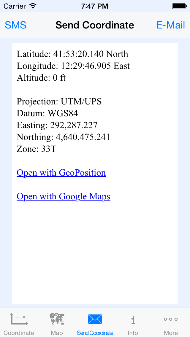 GeoPosition screenshot 3