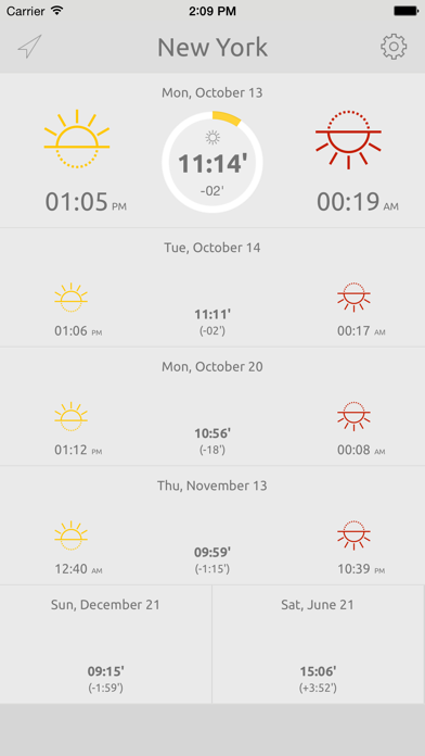 Screenshot #1 pour Daylight - Sunrise - Sunset