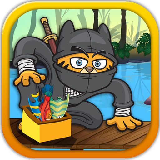 Ninja Kitty Fish Slicer - Cute Kitten Fishing Quest