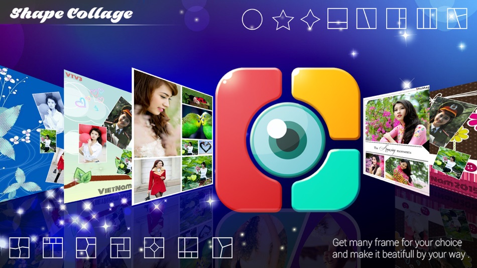 Art Photo Studio- Shape Collage - Magazine Photo Effects - 1.2 - (iOS)