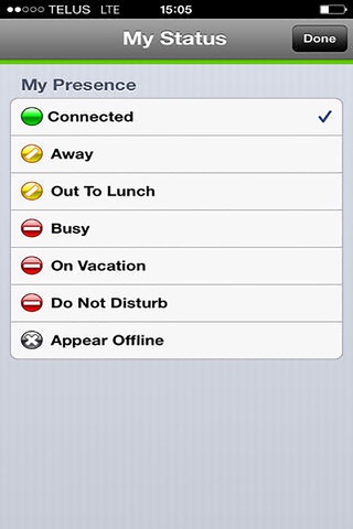 TELUS BVoIP Mobile for iPhone screenshot 2