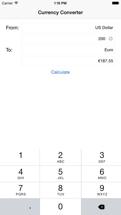 App screenshot