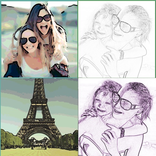 Cartoon Camera live cartoon, sketch, poster and emboss filters by