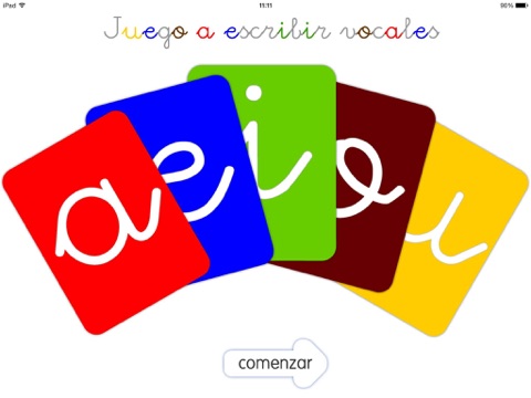 Screenshot #5 pour Juego a escribir vocales