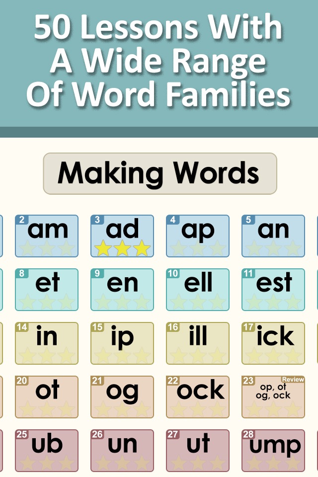 Making Words Kindergarten and First Grade - School Edition screenshot 2