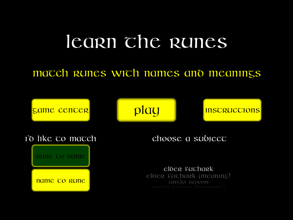 Learn the Runes - 1.2 - (iOS)