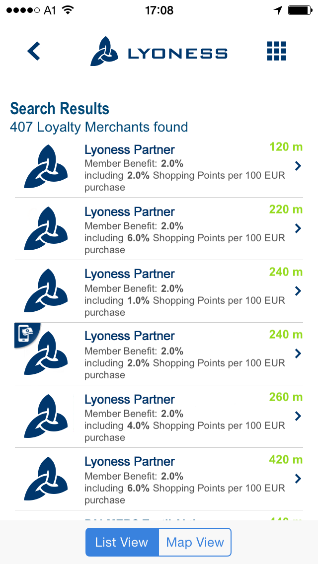 Screenshot #2 pour Lyoness Mobile