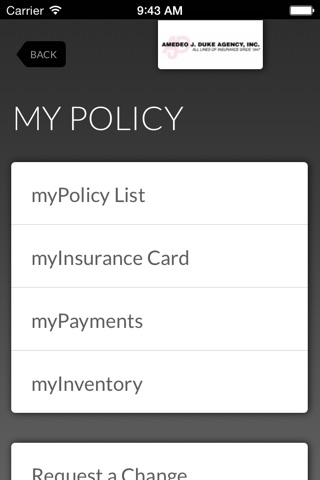 myInsurance - Amedeo J. Duke Agency screenshot 2