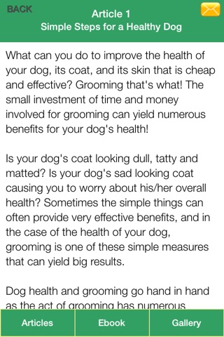 Dog Health Guide - Have a Healthy Dog and Happy Life for Your Dog! screenshot 3