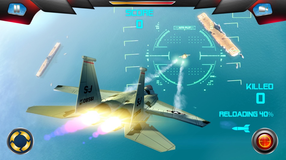 #4. Jet Fighter Ocean At War (iOS) 由: 向宁 徐