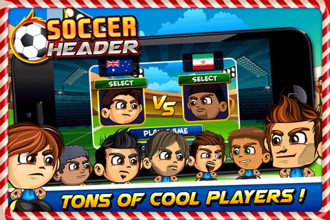 Action Soccer Heads Tournament - Ultimate Football Striker Penalty Shoot Out screenshot 4