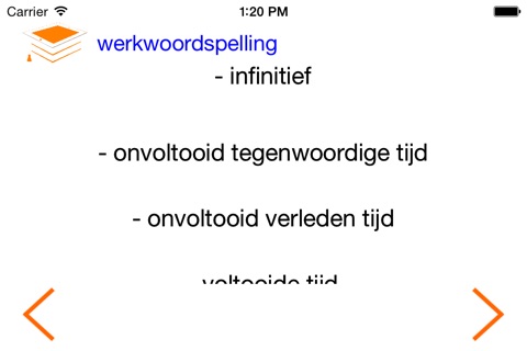 werkwoord spelling nl screenshot 4