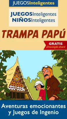 Imágen 1 Juegos inteligentes : Trampa Papú – Actividades de ingenio para mejorar las habilidades mentales de tu familia y escuela iphone