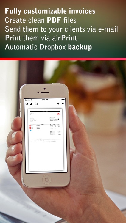 Invoice Maker Core • Mobile PDF invoicing