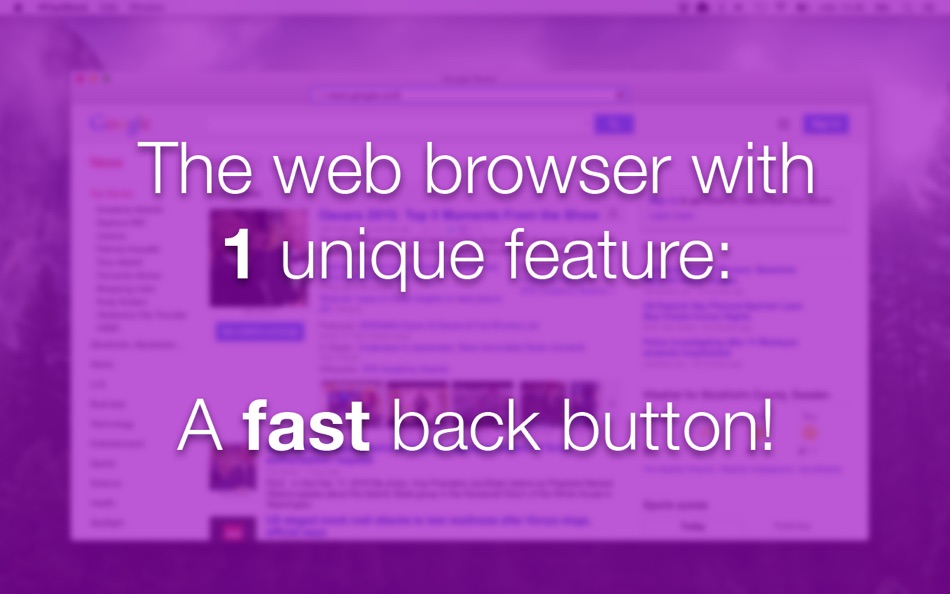 #1. FastBack - the browser that doesn't reload when you go "back" (macOS) 由: Studio Mee