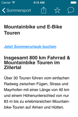 Zillertal APP screenshot 4