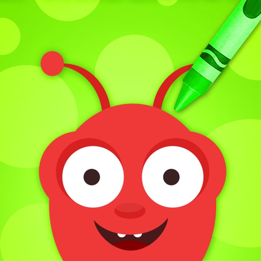 Doodle Fun Bugs Free - Preschool Coloring and Drawing Game for Kids iOS App