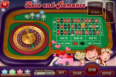 Amazing Happy Valentine's Day Love & Romance Casino Lucky Roulette Free screenshot 2