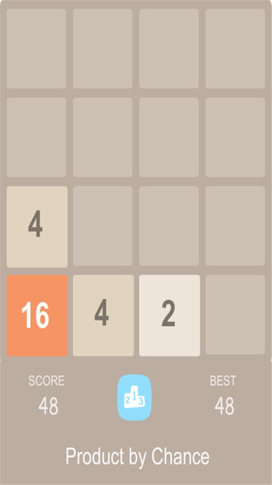 #5. 2048 - never can't stop! (iOS) By: 崇林 莫