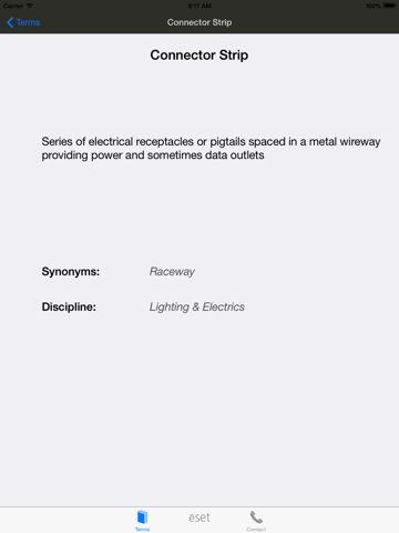 eSET iPad screenshot 5 - Entertainment app