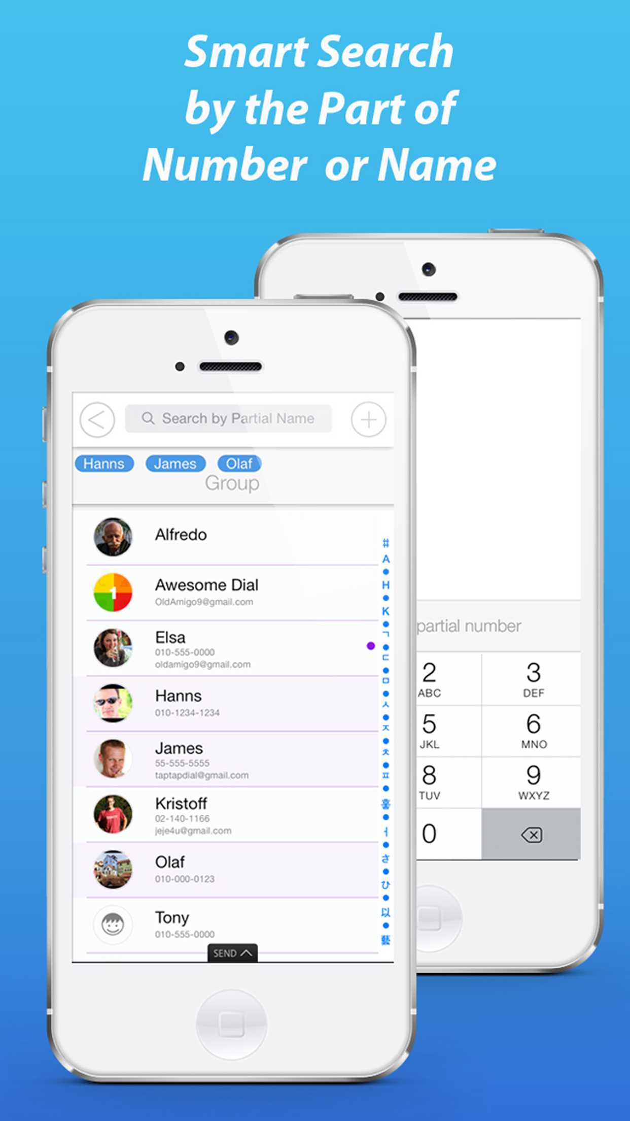AwesomeDial (Group Text, Message, Emoji)