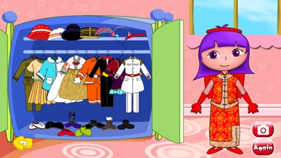 Screenshot #2 pour Les aventures d'Alice Dress Up - enfants gratuits jeux éducatifs app