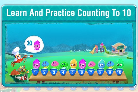 Count Number & Yellow Sea Bus - Math Playtime for Kids & Toddlers screenshot 3