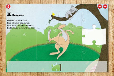 ABCD Animal Puzzle and Poems - Alphabet Game Book for boys & girls screenshot 3