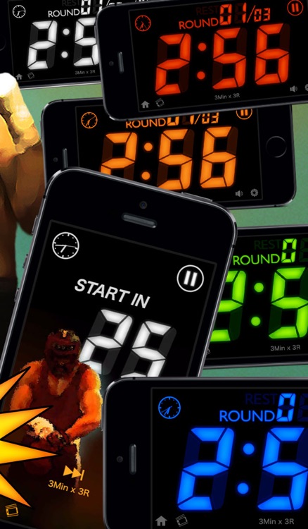 Boxing Timer G - Boxing Workout interval round timer screenshot-3