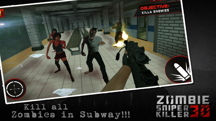 Deadly Zombie Sniper Simulator 3D: Take perfect headshots to kill undead zombies