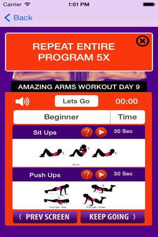 21 day arm workouts plan: fitness trainer arm workouts to get tone & sexy arms screenshot 4