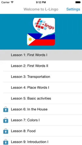 Game screenshot L-Lingo Learn Tagalog Filipino hack