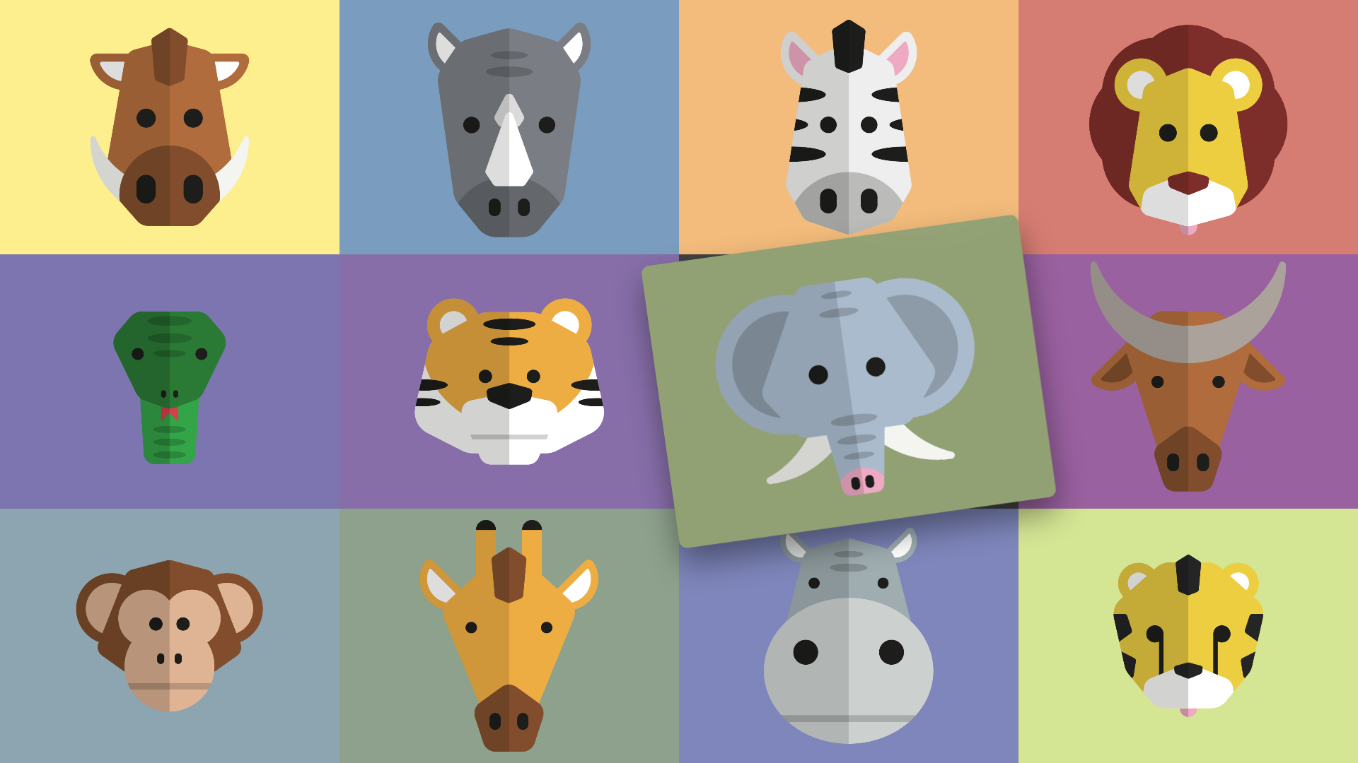 Wild Animals — See, hear & click the animals. For babies & kids aged 0-3 years. screenshot 5