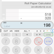 calculadora con papel enrollado PRO