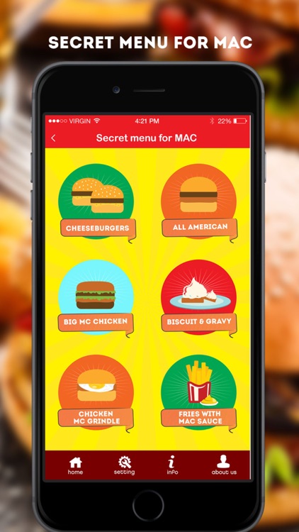 Secret Menu for McDonald's - McD Fast Food Restaurant Secrets