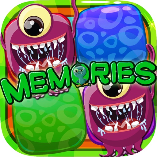 Memories Matching Alien : Preschool Games Educational For Kids Free