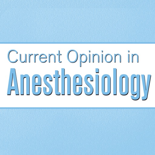 Current Opinion in Anesthesiology icon