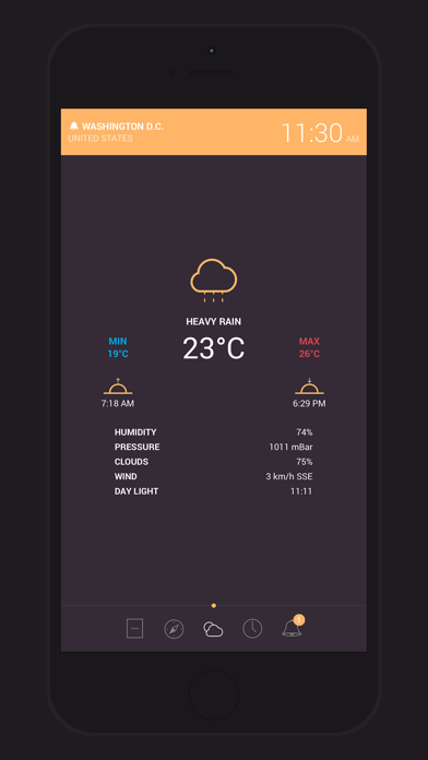 Globo - World Clock and Weather Screenshot