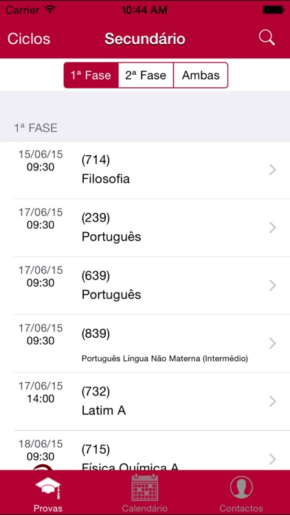 Exames Nacionais