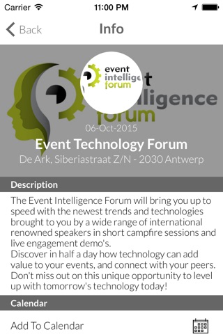 Event Intelligence Forum screenshot 3