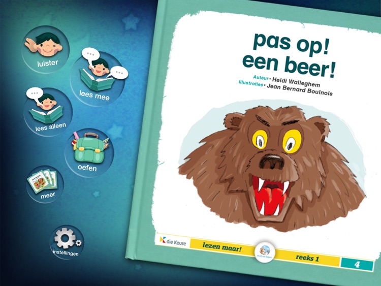 lezen maar! pas op, een beer!
