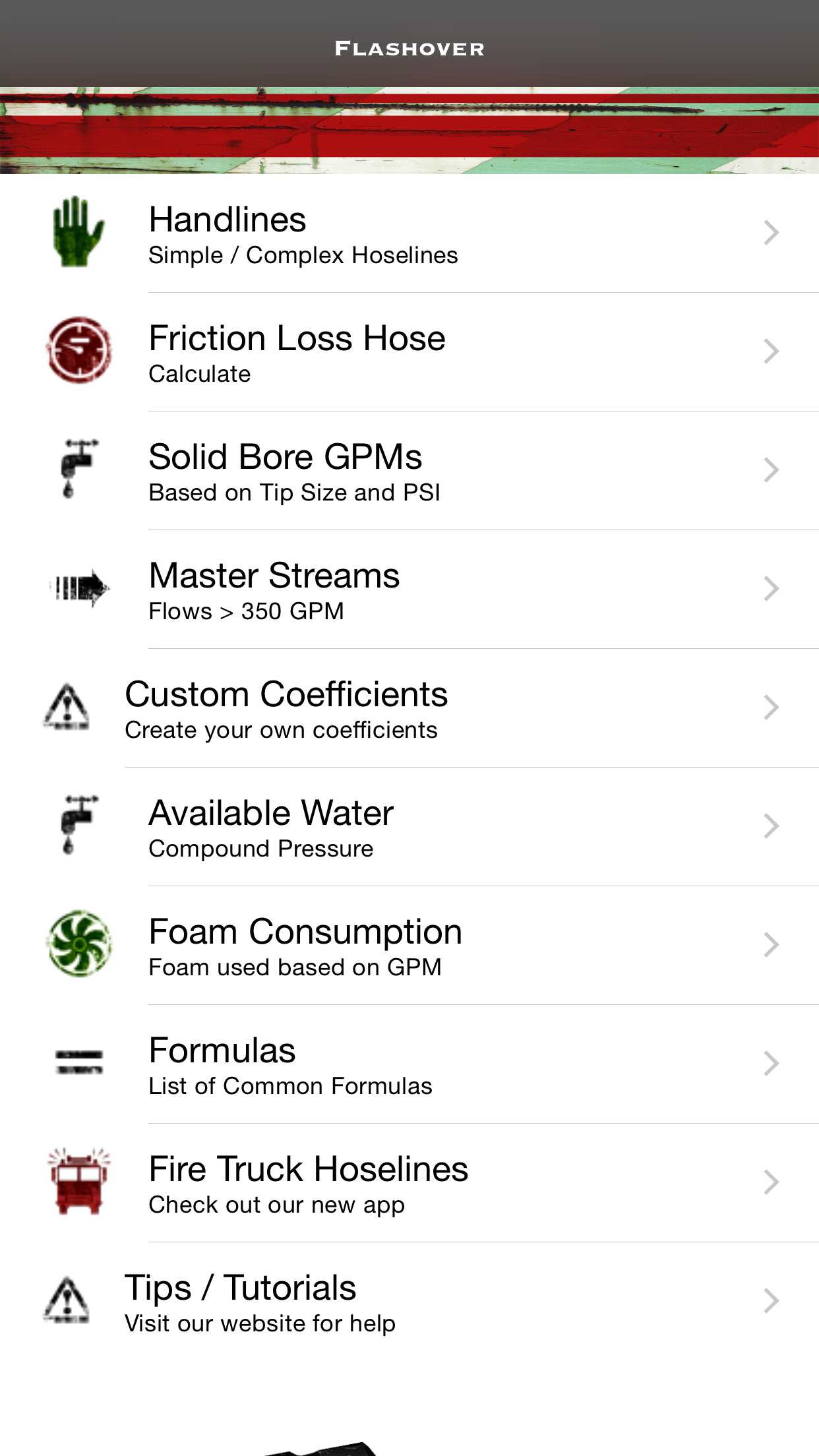 Flashover Hydraulics