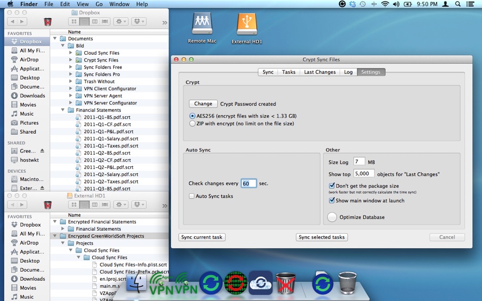 #4. Crypt Sync Files (macOS) 由: VADIM ZYBIN
