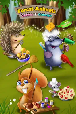 Game screenshot Forest Animals Chores and Cleanup - Arts, Crafts and Care mod apk