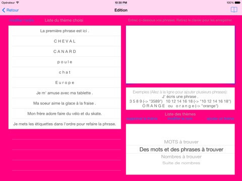 Phrases Mots Lettres Nombres Etiquettes à remettre en ordre screenshot 4