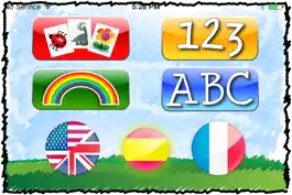 Game screenshot LinguiMind ABC's, Numbers, Colors, Letter Flash Cards, in English, Spanish + French mod apk