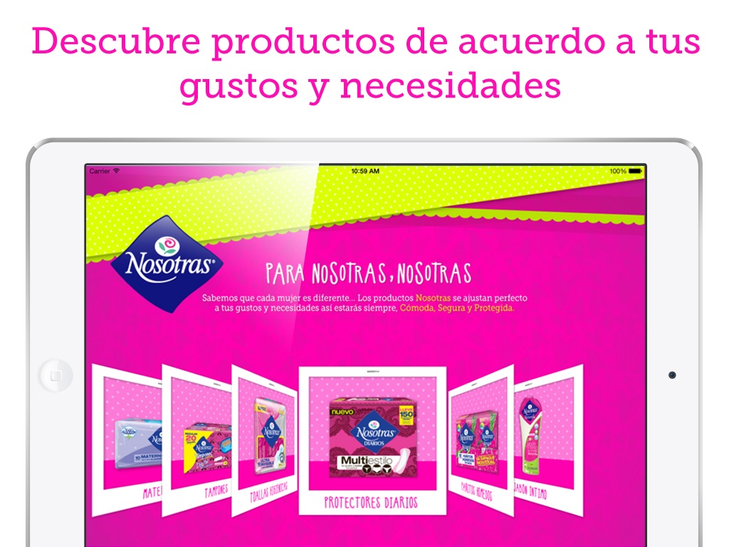 Nosotras Recomendador de productos screenshot 3