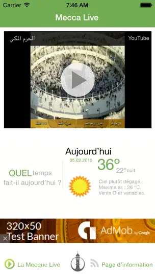 Capture d'écran de La Mecque En Direct sur iPhone 1